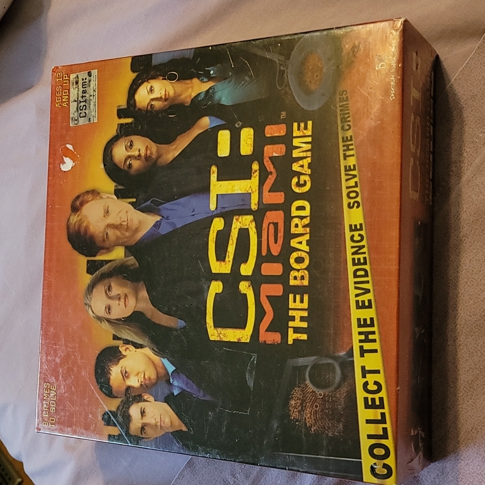 CSI Miami Board Game, Never Opened
